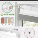 LazBlinds No Drill Cordless Cellular Shades, 38" W x 64" H,Dove Grey