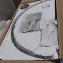 31.5" Black Gold 16-Light Globe Sputnik Chandelier Modern Industrial Adjustable Hanging Ceiling Firework Pendant Light Fixture for Entryway Foyer Stairway Bedroom Dining Living Room Hallway