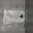 Armani Exchange Mens Long Sleeve Cotton Satin Button Down (Medium, Off-White)