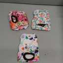 CuteBone Dog Diapers Female Washable Small Medium Large 3 Pack Reusable Doggie Diapers Puppy Period Pants for Doggy Heat Cycle Peeing (Floral, XS)