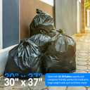 Reli. 16-25 Gallon Trash Bags | 500 Bags | Black | Home, Kitchen | Strong | Garbage