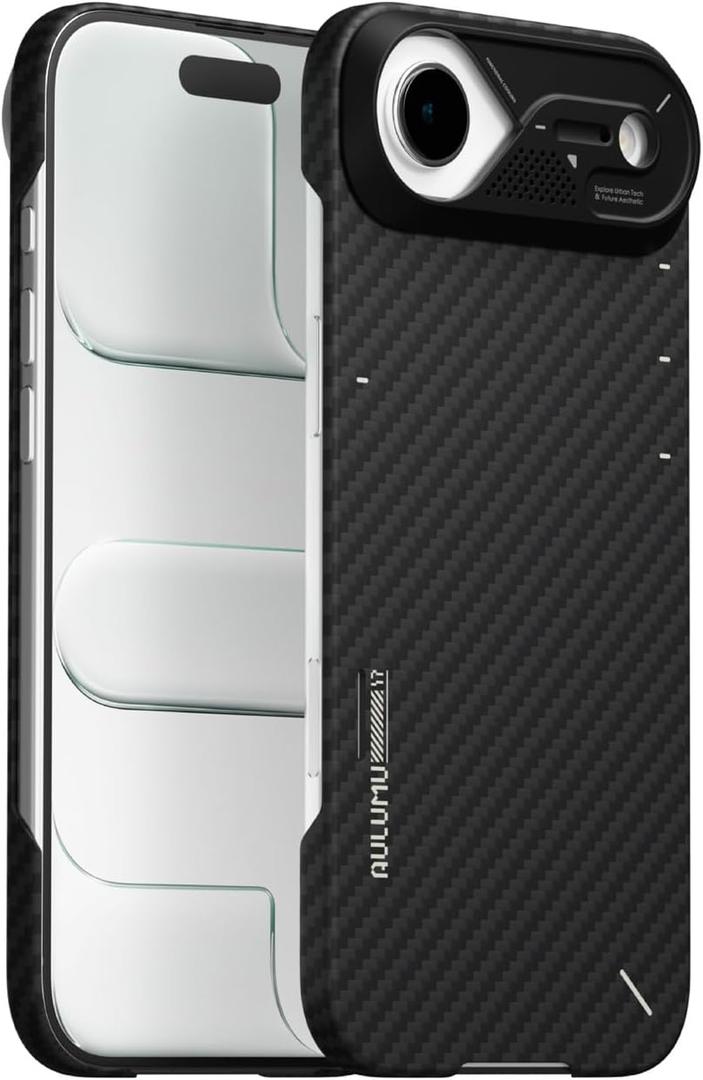 Aulumu A17 Aramid Fiber iPhone Air Case | 1500D Ultra Slim Woven | CoolHyper Real Cooling | Compatible with MagSafe