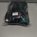 Dark Lightning Kids/Junior/Youth Knee Pads Elbow Pads Wrist Guards 3 in 1 Protective Gear, for Skateboard,Roller Skate,Inline,Cycling,MTB Bike,Scooter(Green,M)