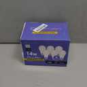 VATION LIGHTING Supre Bright 100 Watt A19 3000K LED Light Bulbs Warm White, Efficient 14Watt, 1700 Lumens, E26 Medium Base, Non-Dimmable, ETL/UL Listed, 6 Pack