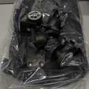 Reusable Grocery Bag on Wheels Shopping Bag with Wheels, Detachable Roller Tote Bag, Luggage Bag, used for Shopping, Camping, Traveling, Giving Gifts to Friends, Large Capacity, Black