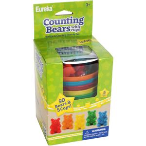 50 Counting Bears with 5 Cups