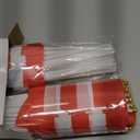 100 Pcs Puerto Rico Flags on Stick - 5x8 Inch Mini Handheld Puerto Rican Stick Flags Bulk - Boricua Parade, Baseball Classic Sports Event & Spring Break Party Decorations Supplies