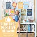 Hadley Designs Motivational Poster for Classroom Decor - 9 Growth Mindset Classroom Posters Elementary, Inspirational Wall Decor Middle School, Teacher Must Haves, Retro Bulletin Board Decorations