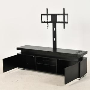 YITAHOME TV Stand for Living Room with Mount & Power Outlet, TV Stand Mount for 55/60/65 inch TVs, Led Entertainment Center with Storage, TV Console Media Cabinet Height Adjustable Mount, Black