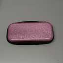 Glitter Carrying Case for Nintendo Switch and Switch OLED Console,Purple Hard Travel Case Shell Pouch for Nintendo Switch Console & Accessories,Protective Carry Case Compatible with Nintendo for Girls