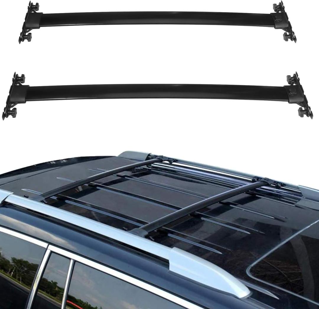 OCPTY Roof Rack Cross Bars Fit for Toyota for Highlander 2008 2009 2010 2011 2013 Cargo Bars for Cargo Carrier Bag Luggage Kayak Canoe Bike Snowboard Skiboard