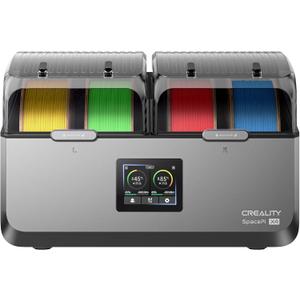 Official Creality Filament Dryer 4 Spools, Space Pi X4 Filament Storage Box, 85 Max Temperature, Dual Independent Heating Chambers, Power Saving for PLA PETG ABS TPU ASA PC PA PAHT