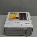 Room Divider Curtain Ceiling Curtain Track Set for Blackout and Privacy (Black Curtain + Black Track) 106" W x 84" L -1 Piece