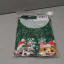 ALISISTER Christmas Pajamas for Women Matching Couple Pjs Set Funny Cats Xmas Tree Shirt and Sleep Pants 2 Piece Holiday Long Sleeve Sleepwear  (XXL, 02 Cat Lights)