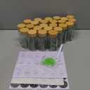 DIMBRAH Spice Jars with Label 24Pcs,Seasoning Containers,Glass Spice Jars with Bamboo Lids,Kitchen Essentials,Spices Container Set,Kitchen Set,Seasoning Organizer,Spice Rack Organizer for Cabinet