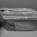 Dog Stairs 23" H, 4-Step Wider Dog Steps for High Beds Window, Folding Storage Pet Stairs Gift for Small/Medium/Large Old Dogs Cats, Ramp for Climbing Car Up to 200 lbs (Gray, with Condo)