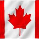 Anley Fly Breeze 3x5 Foot Canada Flag - Vivid Color and Fade proof - Canvas Header and Double Stitched - Canadian National Flags Polyester with Brass Grommets 3 X 5 Ft