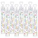 Rotatingpals 60 Pcs Wildflower Mini Bubble Wands Bulk Wildflower Party Supplies Flower Bubble Party Favors for Wedding Birthday Gifts Goodie Bag Stuffers Prizes