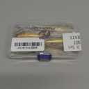 Patelai 4 Pieces Stainless Steel Cheese Knives Set, Knife Fork Slicer Butter Knife Set for Charcuterie and Cheese Spread Kitchen Cooking Christmas Gift for Women (Gold)