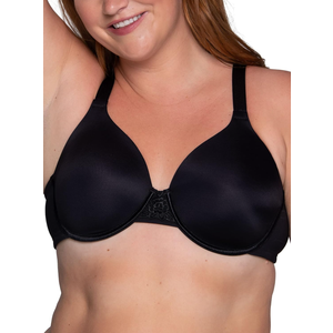 Vanity Fair Women's Full Figure Beauty Back Smoothing Bra, 4 Way Stretch Fabric, Lightly Lined Cups 38C