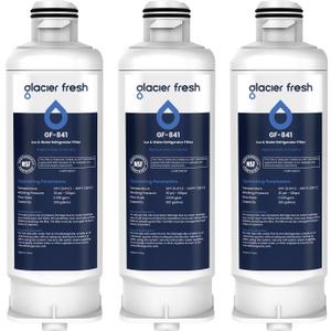 GLACIER FRESH Replacement for DA97-17376B Refrigerator Water Filters, HAF-QIN, HAF-QIN/EXP, DA97-08006C, RF23M8070SG, RF23M8070SR, RF23M8090SG, RF23M8090SR, RF23M8570SR, RF23M8590SG (3 Pack)