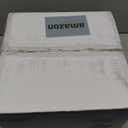 Extea Large Cat Litter Box with High Sides,Cat Boxes for Indoor Cats,Cat Litter Pan for Kitty,Litter Box with Low Entry,Easy to Clean,Anti-Splashing,23.6" x15.7" x6.2" (White)