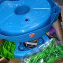 Step2 Summer Showers Splash Tower Water Table for Kids, Outdoor Kids Water Sensory Table, Ages 1.5+ Years Old, 8 Piece Water Toy Accessories, Blue & Green, Large