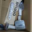 oneisall Dog Grooming Vacuum, Pet Grooming Vacuum with Clipper Nail Grinder, 1.5L Dust Cup Dog deshedding Vacuum Brush with 7 Pet Grooming Tools for Shedding Pet Hair, Home Cleaning(Purple)