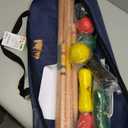 GSE Games & Sports Expert 36'' Deluxe Six Player Croquet Set with Wooden Mallets, Colored Balls, Sturdy Carrying Bag for Family & Friends, Great for Outdoor Lawn, Backyard, Park