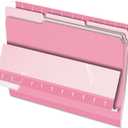 Pendaflex Interior File Folders, 1/3 Cut, Top Tab, Letter Size, Pink, 100 per Box (4210 1/3 PIN)