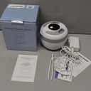 Ultrasonic Retainer Cleaner Machine, 45kHz 200ML Dental Cleaning Pod with 4 Wash Modes, Digital Timer for Denture Cleaner, Aligners, Mouth Guards, Braces, Jewelry & Toothbrush Heads (White) (Standard with 2 Interaction Ports, White_popular Version)