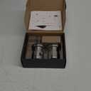 IRONZON Fingerprint Door Knob Fingerprint Door Lock with App Control Smart Door knob for Bedroom, Biometric Door Lock for Apartment Office and Garages Silver (Nickel)