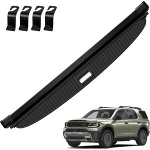 AUXKO Retractable Cargo Cover for Honda Passport 2027 2026, Carbon Fiber