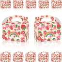 3 x BFHUILTD 12 Pcs Cute Pink birthday party Decorations,Rainbow Party Supplies, Bow Strawberry party favor boxes,Birthday Supplies for Girl
