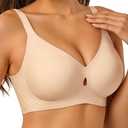 Bras for Women No Underwire Seamless Push Up Full Coverage Supportive Womens Bralettes Everyday Bra (XL)