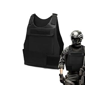 BEAUTI4U DURABLE CORDURA TACTICAL MILITARY VEST FOR MEN  ADJUSTABLE AIRSOFT VEST WITH MULTIFUNCTIONAL POCKETS, IDEAL FOR OUTDOOR TRAINING, HUNTING, AND COSPLAY