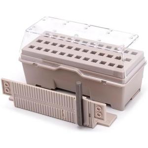 Make Your Letters Align More neatly,3 in 1 for Metal Stamps（Suitable from 1mm to 6mm) (Narrow Wide and Storage)