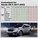 2 Front Car Seat Covers for Honda CRV CR-V 2017-2022 EX/EX-L/Sport Hybrid