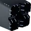 Active Aqua HG6X6SB 6"x6" (Case of 50), 8", Black Square Pot, 6" X 6"