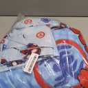 NoJo Marvel Spiderman Spidey and his Amazing Friends Spidey Time Red, Blue, and Grey 4 Piece Toddler Bed Set - Comforter, Fitted Bottom Sheet, Flat Top Sheet, and Reversible Pillowcase
