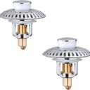 Bathroom Sink Stopper for 1.06"-1.65" Drain Holes, 2 in 1 Bath Sink Drain Strainer Stopper, Pop Up Drain Cover Plug with Hair Catcher, Stainless Steel (Chrome Silver-2p)