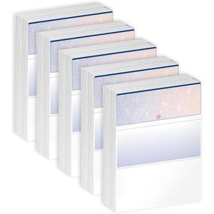 DocuGard Blue/Red Premier Prismatic Top High Security Check Paper - Laser/Inkjet Printer Compatible - 13 Security Features - 2500 Blank Business Checks (04532C)