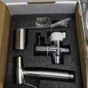 Handheld Toilet Bidet Sprayer for Toilet-Adjustable Water Pressure Control with Bidet Hose for Feminine Wash, Stainless Steel Brushed Nickel Cloth Diaper for Baby Wash (Stainless Steel, 1)