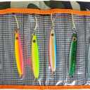 Palomar Fishing Flat Side Ocean Jig Fast Vertical Deep Drop Lure | MUSTAD Hook-Owner Ring | Kevlar Assist Cord|Next-Gen Graphene Paint | US Owned (75 grams/2.6 oz, 6-pack 2.0 Variety)