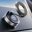 JOYROOM Magsafe Suction Cup Phone Mount, Vacuum Magnetic Phone Holder for Car, 360 Metal Strut Magsafe Car Mount for iPhone 16 Pro Max Plus/iPhone 15 14 13 12 & Android Magsafe Case, Silver