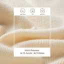 Simple&Opulence Womens Cardigan Button Down Crew Neck Sweater Open Front Long Sleeve Lightweight Knitted Sweaters (XL)