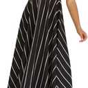 chouyatou Women's Summer Striped Spaghetti Strap Maxi Dress Boho Flowy Swing Back Smocked Beach Sundress, XL