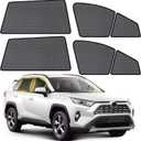 ZATOOTO Car Window Shades for Toyota RAV4 2019-2024, Side Window Covers Split-Front Design with UV Protection, Privacy Breathable Mesh for Ventilation, Dust Protection Perfect for Camping, Baby Safety