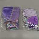 Meland Mermaid Dress - Little Mermaid Costume with Bag for Girls 3-10, Princess Dress Up for Birthday Gift, Halloween Costume (7-8 Years)