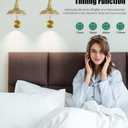 Gold Vintage LED Wall Sconce Set of 2, Wireless Battery Powered Wall Sconce with Remote Control, Dimmable Lighting for Bedroom, Hallway, Farmhouse Indoor Wall Sconce